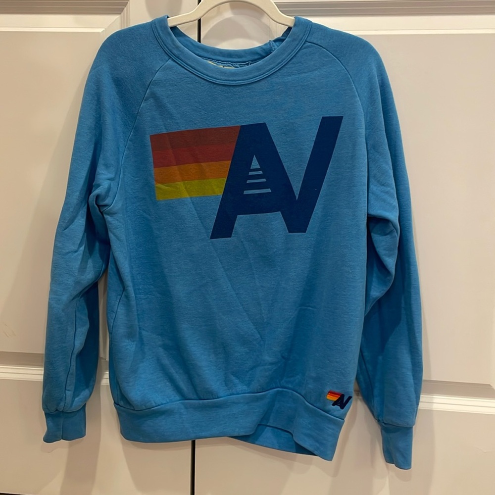 Blue Aviator Nation crewneck